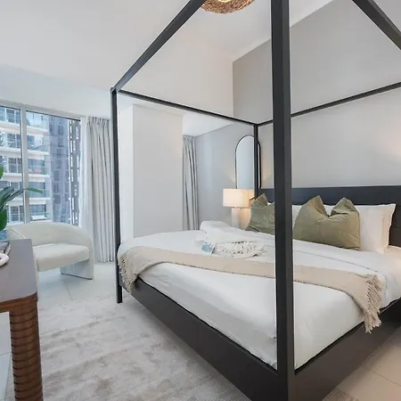 Upscale 2-Bedroom Flat In Dubai Marina Exterior photo